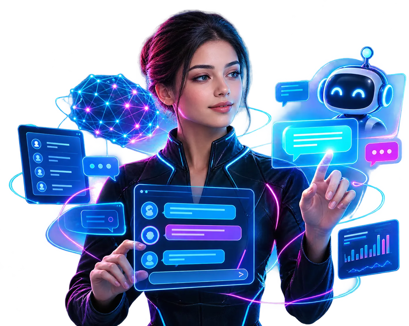 Custom AI Chatbot Development Services - AI Media Wave