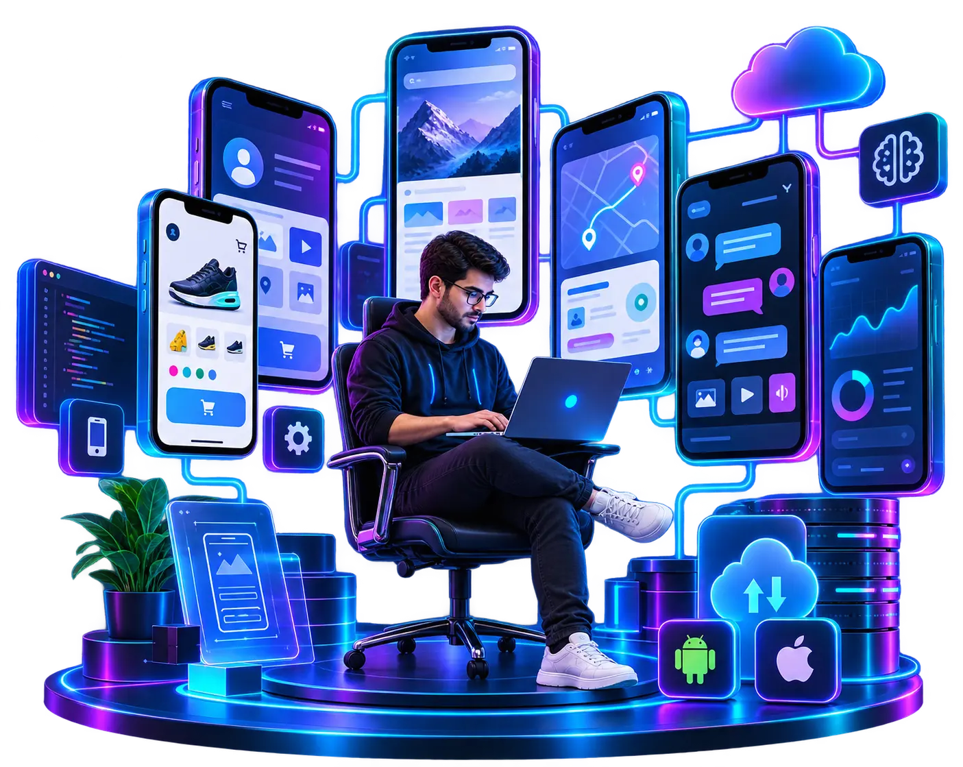 Custom Mobile App Development Services by Ai Media Wave