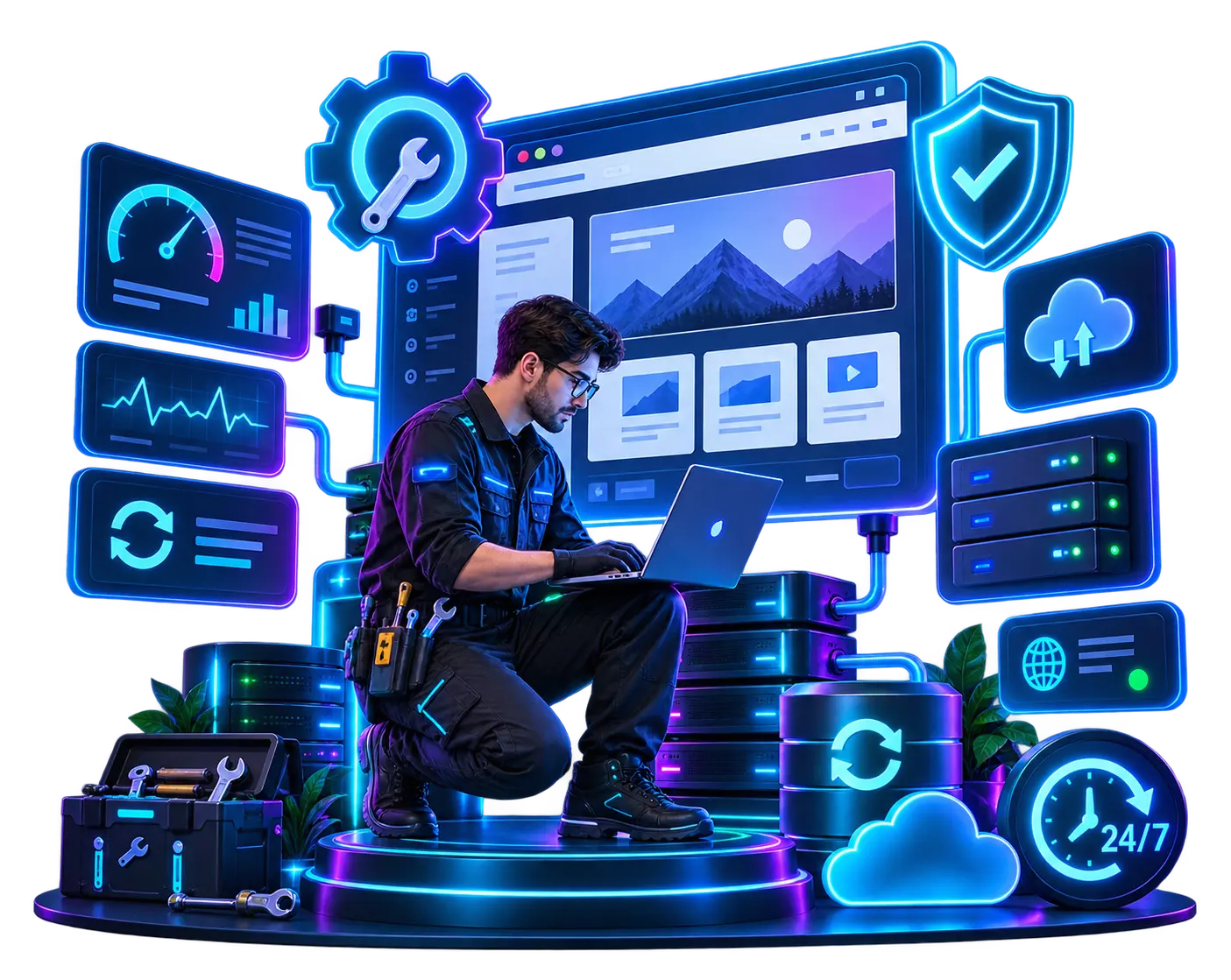 Website Management and Maintenance Services - AI Media Wave